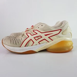 Retro Asics Tokyo Gel Shoes Womens 39 Cream Red Comfort Mesh Walking Active - Picture 1 of 16