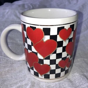 Coffee Cup Mug Vintage 1996 J I - I Hearts ❤️ - Picture 1 of 5