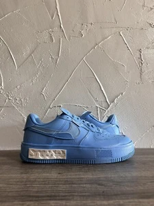 Nike Air Force 1 Fontanka University Blue Women’s Sz 8.5 DH1290-400 Missing Lid - Picture 1 of 5