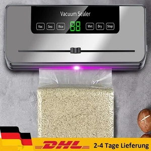 6 In1 Vakuumiergerät Vakuumierer Folienschweißgerät Vakuummaschine 10 Beutel NEU - Bild 1 von 18