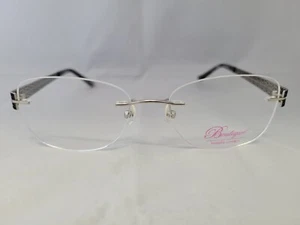 Boutique Totally Rimless Filigree Silver Rimless Eyeglasses 54-17-135 - Picture 1 of 4