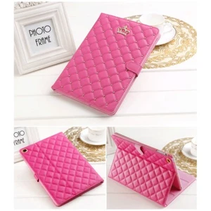 For iPad 10.2 2021 Case Diamond PU Leather Shockproof Auto Sleep Air4 Air5 - Picture 1 of 19