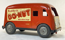 Banner Toys “Buddy’s DO-NUT Bakery” Red Tin Delivery Van PLEASE READ