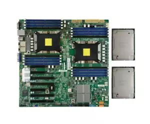Supermicro X11DPH-i LGA3647 C621 MB + Intel Xeon Gold 6136 3.0/3.7Ghz 24c/48t - Picture 1 of 13