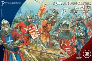 Perry Miniatures AO60 - Agincourt Foot Knights 1415-1429 - 28mm PLASTIC BOX - Picture 1 of 4