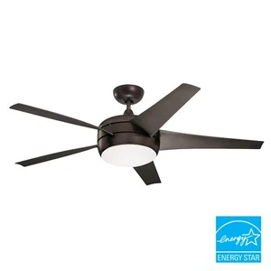 Luminance Midway Eco LED 54" Fan Light & Remote Oil Rubbed Bronze Damaged Box - Picture 1 of 5