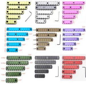 Key Mod Picatinny Rail Section System Aluminum Anodized 9 color Rifle Hunting - Picture 1 of 21