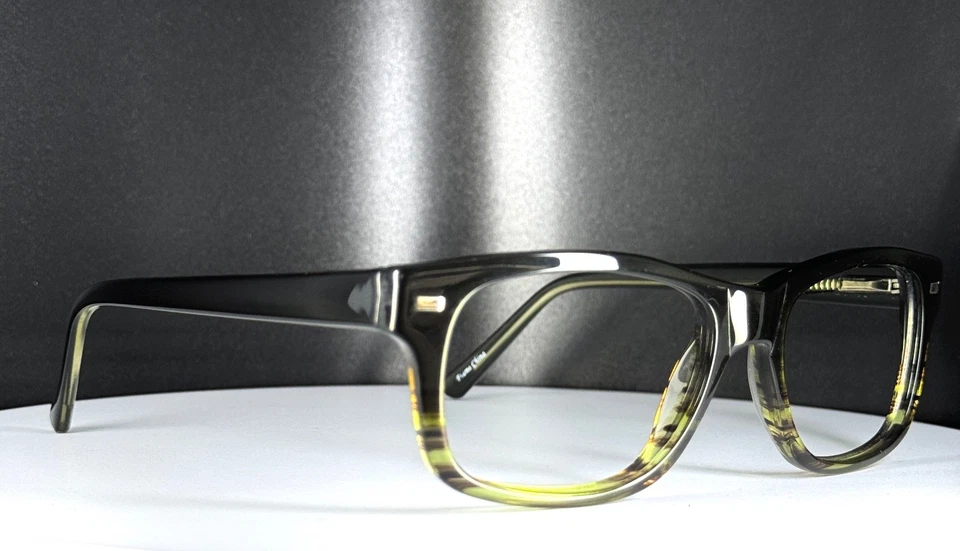 SOLO MARCOS MARCOS DE GAFAS CUADRADOS DE BORDE COMPLETO VINTAGE C218 NEGRO/MARRÓN FADE Foto 1 de 4