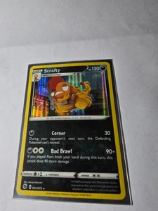 Scrafty 042/073 - Champion's Path - Holo Rare Pokemon Card Near Mint - Picture 1 of 1