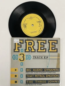 FREE 3 Track EP Big Audio Dynamite/Petrol 7” UK 80’s Britpop Record Mirror 45RPM - Picture 1 of 3