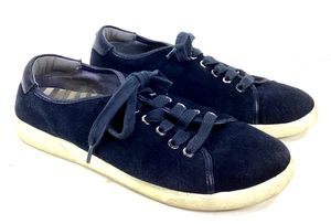 Vionic Womens Sneakers Shoes Brinley Size 8 W Wide Blue Suede Comfort Lace Up - Picture 1 of 11