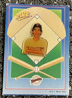 MLB Hat Pin San Diego Padres Benito Santiago (Vintage) - Image 1 of 2