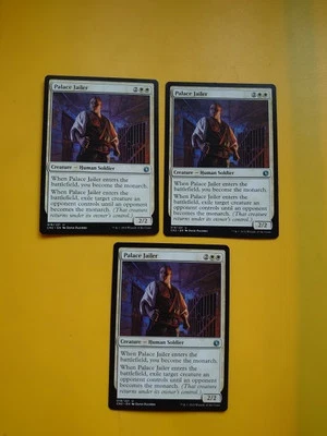 Palace Jailer x3  Conspiracy soldier Magic the Gathering 3 Card. - Image 1 of 4