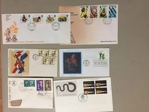 Sechs MUSIKINSTRUMENTE fdc - Bild 1 von 1