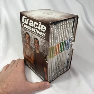 Gracie Combatives DVD 13 Discs Book Poster Complete Set BLUE BELT QUALIFICATION - Picture 1 of 13
