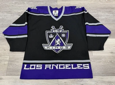 Camiseta deportiva de hockey auténtica de Los Angeles Kings de colección para hombre talla 48-R Foto 1 de 4