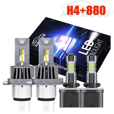 For 1994-1996 1997 Ford Aspire 6x LED Combo Headlight Kit Hi/Lo Beam+Fog Bulbs - Изображение 1 из 4