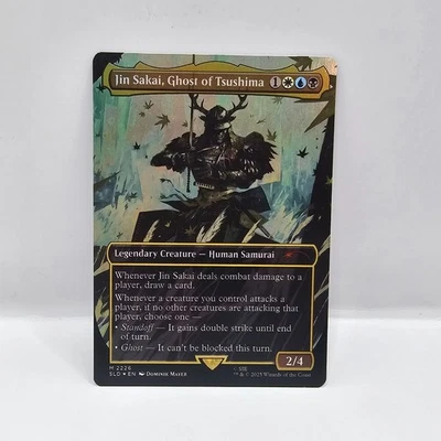 Jin Sakai, Ghost of Tsushima NM #2226 Foil MTG Secret Lair x Ghost of Tsushima - Image 1 of 3