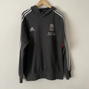Adidas Herren Hoodie Liverpool Fußball LFC XL 44 grau Kapuzenpullover siehe Bilder - Bild 1 von 12