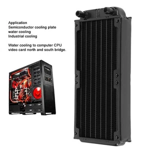 CPU-Kühler Kühlkörper Wasserkühlung Wärmetauscher PC-Teile Hohe Sicherheit - Photo 1/16