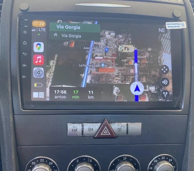 CARTABLET MERCEDES SLK R171 ANDROID Comandi Volante Carplay Bluetooth USB 6/128G - Immagine 1 di 1