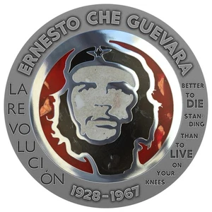 Congo 2023 100 Francs CFA Che Guevara 1 Oz Coin Polybern / Steel Handmade Insert - Bild 1 von 5