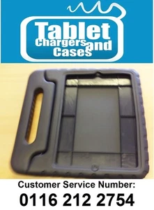 BLACK STRONG IMPACT RESISTANT DROP PROOF IPAD2/3/4 CASE SHIELD FOR BUILDERS/KIDS - Picture 1 of 1