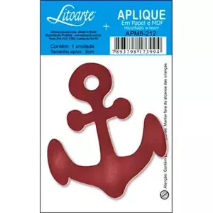 Anker: Holz Ornament Verzierung Handwerk Schrott Form Laser Marine Maritim DIY - Bild 1 von 1
