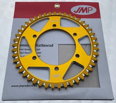 Alu Kettenrad für Yamaha YZF R1, RN12, RN19, FZ-1, 45 Zähne, 479-45, #530, gold - Bild 1 von 4