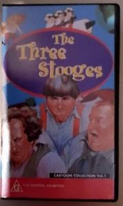 The Three Stooges VHS Cartoon Collection Vol 1 animated 1960s - 8 episodes 60min - Picture 1 of 4