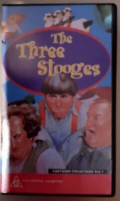 The Three Stooges VHS Cartoon Collection Vol 1 animated 1960s - 8 episodes 60min - Image 1 of 4