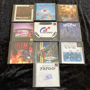 Lot 10 Sony PS1 Gran Turismo Driving Simulation,Shooting Games Set Japan - Picture 1 of 14