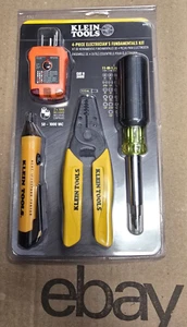 Klein Tools 92923 Electricistas Kit de Fundamentos de 4 Piezas 11 en 1 ¡ENVÍO EL MISMO DÍA! - Imagen 1 de 1