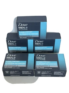 Dove Men Care Elements Body+Face Bar 5 x 4.0oz Moisturizing Cream NIB-5 Pcs. - Picture 1 of 3