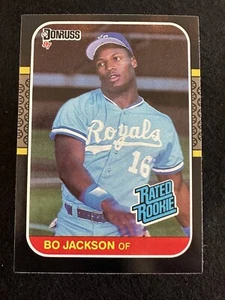 1987 Donruss Bo Jackson (#35) NM Rated Rookie, 2-Sport Star ^GRUMPYBUCK^ - Picture 1 of 2