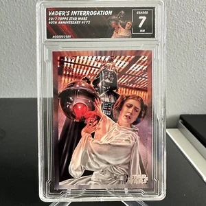 2017 Topps Star Wars 40 aniversario Darth Vader’s Interrogation #172 graduado - Imagen 1 de 2