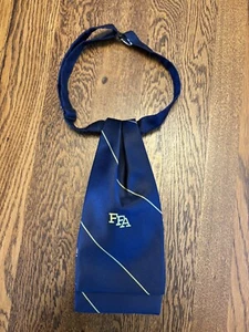 FFA Future Farmers Of America Half Tie Embroidered One Size Adjustable Navy Blue - Picture 1 of 4