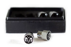 Dodge Ram Head Metal Tire Valve Stem Caps - Picture 1 of 4