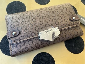 Wallet Guess Women Bifold Purse Cocoa Mable SLG SV848051 Brand New - Picture 1 of 5