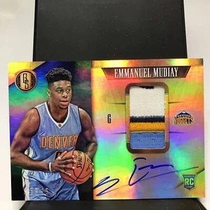 EMMANUEL MUDIAY RPA 10/25 SSP 2015-16 Gold Standard 4-Color Jersey Relic 229 - Picture 1 of 4