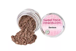 DEVIOUS EYE SHADOW Jar Mineral Makeup Bare Skin Copper Liner Loose Powder Sheer - Picture 1 of 3