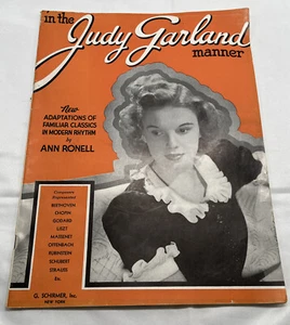 In The JUDY GARLAND MANNER Music Sheet/Book 1940-Modern Rhythm Classics - Picture 1 of 7