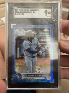 2022 Topps Chrom Logofraktor Vladimir Guerrero Jr./150 blau Ref. SGC 9 neuwertig #79 - Bild 1 von 3
