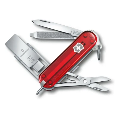 VICTORINOX USB Memory 32GB Knife @WORK 8 Functions 32GB USB typeA typeC - Image 1 of 4
