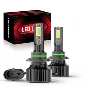 9006 HB4 LED Headlights Low Beam Bulbs 10000LM 500% Brighter 6000K Xenon White - Picture 1 of 13