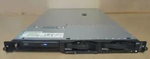 IBM XSeries 326M 2x Dual Core CPU 2.4GHz 4GB Ram 2x 146.8GB HDD 1U Server - Picture 1 of 3