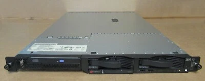 IBM XSeries 326M 2x Dual Core CPU 2.4GHz 4GB Ram 2x 146.8GB HDD 1U Server - Image 1 of 3