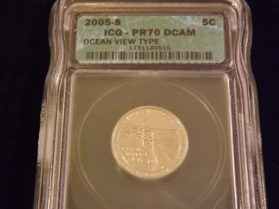 2005-S   Nickel  Ocean View        ICG  PR 70 DCAM - Image 1 of 2