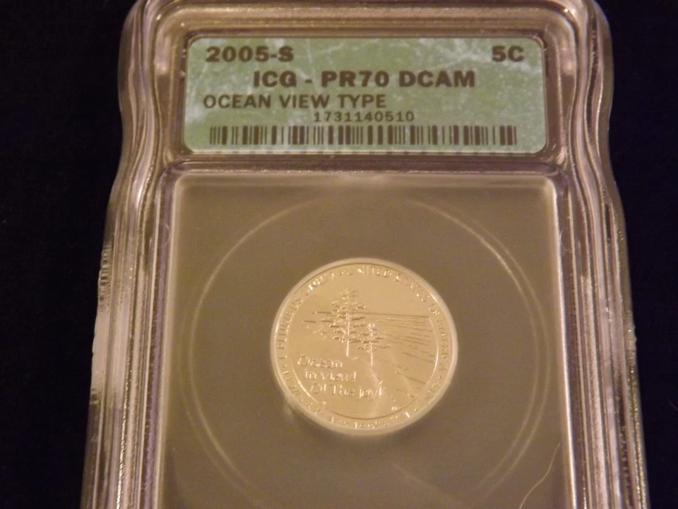 2005-S   Nickel  Ocean View        ICG  PR 70 DCAM - Image 1 of 2