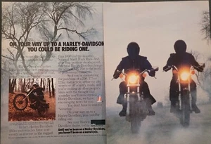 1977 Harley Davidson SX250 Motorcycle 2 page Print Ad  - Picture 1 of 1